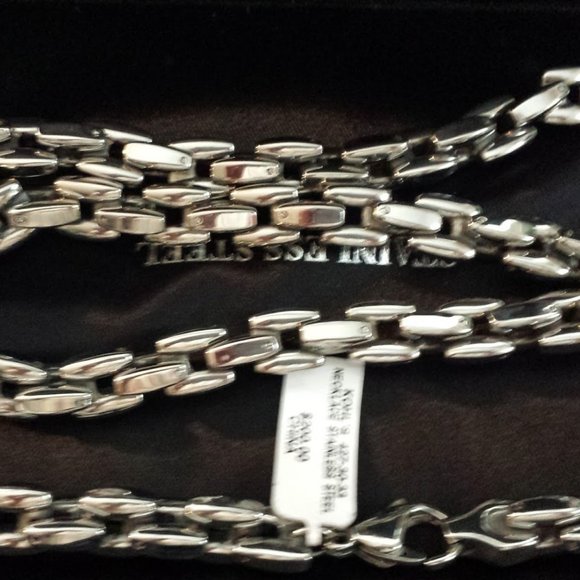 Men's Chunky 3D Chain 24"inch 10mm Chain - Picture 7 of 8